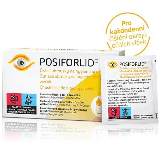 POSIFORLID čistící ubrousky